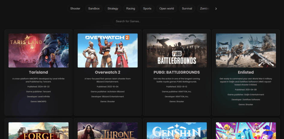 website